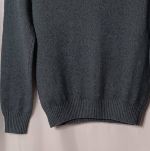 GIASONE Blue Merino Wool/ Cashmere Crew Neck Sweater.M - Picture 5 of 12